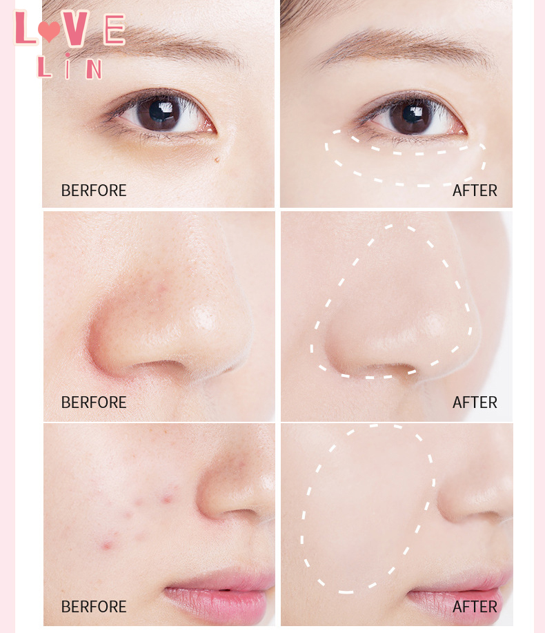 Kem Che Khuyết Điểm Dạng Lỏng Dưỡng Ẩm Kiềm Dầu Lameila 1039 | BigBuy360 - bigbuy360.vn