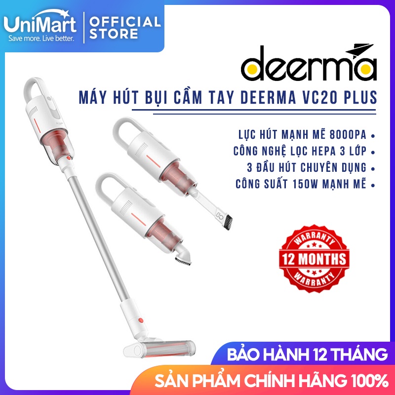 Máy Hút Bụi Cầm Tay Không Dây Deerma VC20 - UniMart Official Store