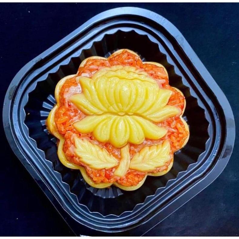 Bộ 02 khuôn nhựa rau cau trung thu hình hoa sen 10cm - Ngọc Lan