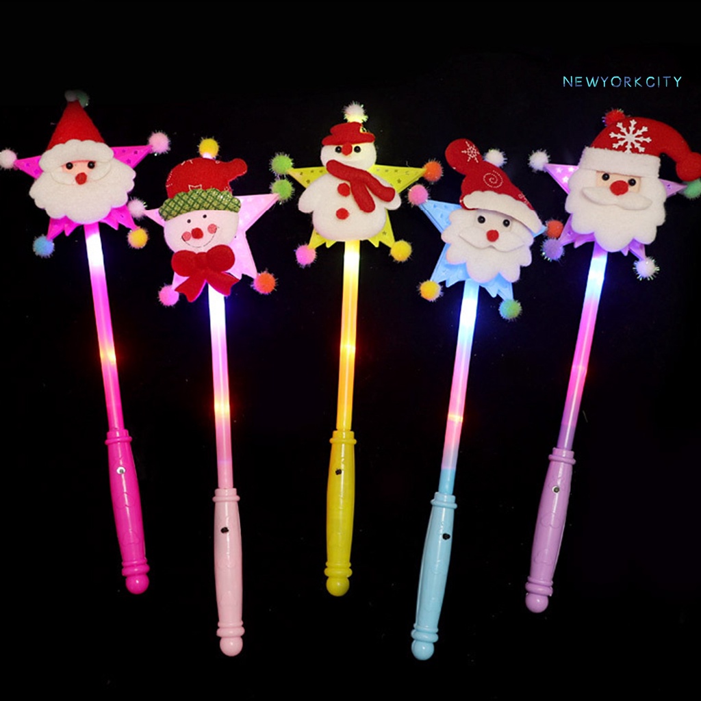 Gậy Phát Sáng Tiết Kiệm Năng Lượng Hình Người Tuyết Giáng Sinh