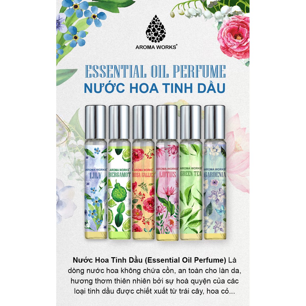 Nước Hoa Tinh Dầu Trà Xanh Aroma Works Green Tea Essential Oil Perfume 10ml | BigBuy360 - bigbuy360.vn