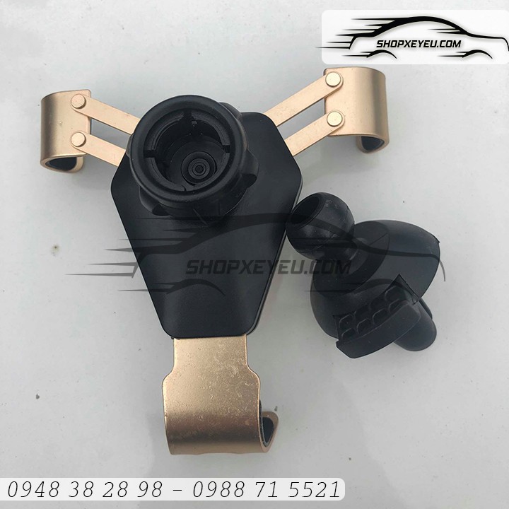 Giá đỡ điện thoại Ô TÔ kim loại ánh vàng | BigBuy360 - bigbuy360.vn