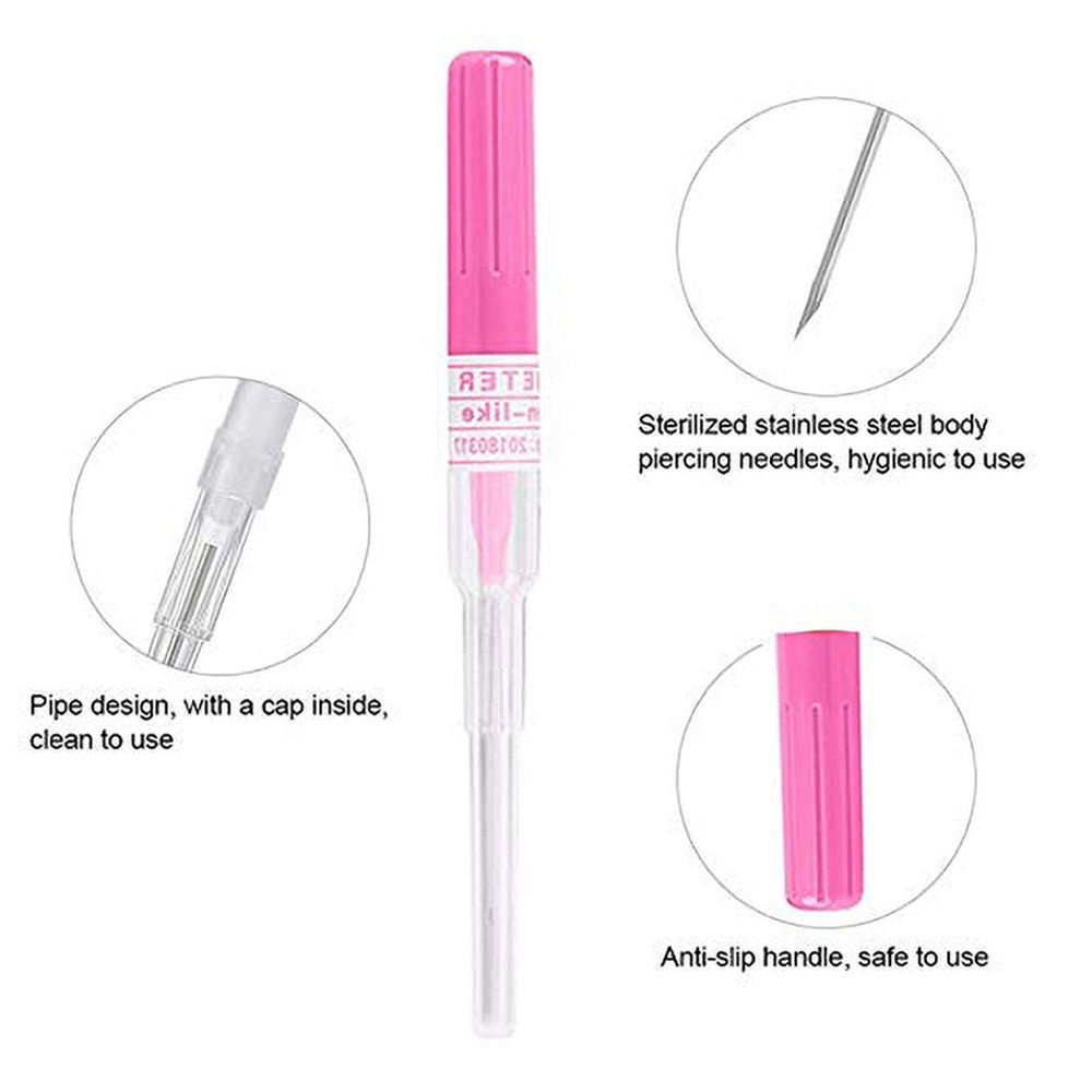 Kim xỏ khuyên cơ thể chất liệu thép không gỉ 316 và nhựa cao cấp