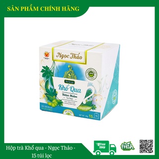 Hộp trà Khổ qua Ngọc Thảo túi lọc loại 15 túi lọc