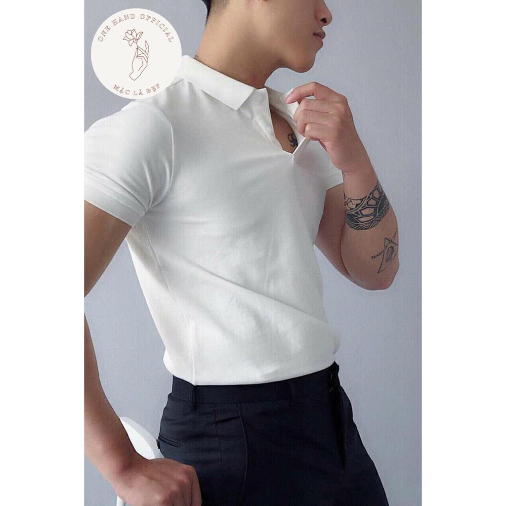 Áo Polo Nam Trơn 💕1𝖍𝖆𝖓𝖉💕 Áo Thun Nam Trơn Ngắn Tay Cổ Bẻ Mặc Văn Phòng - Mặc Là Đẹp - Mã PLT | BigBuy360 - bigbuy360.vn