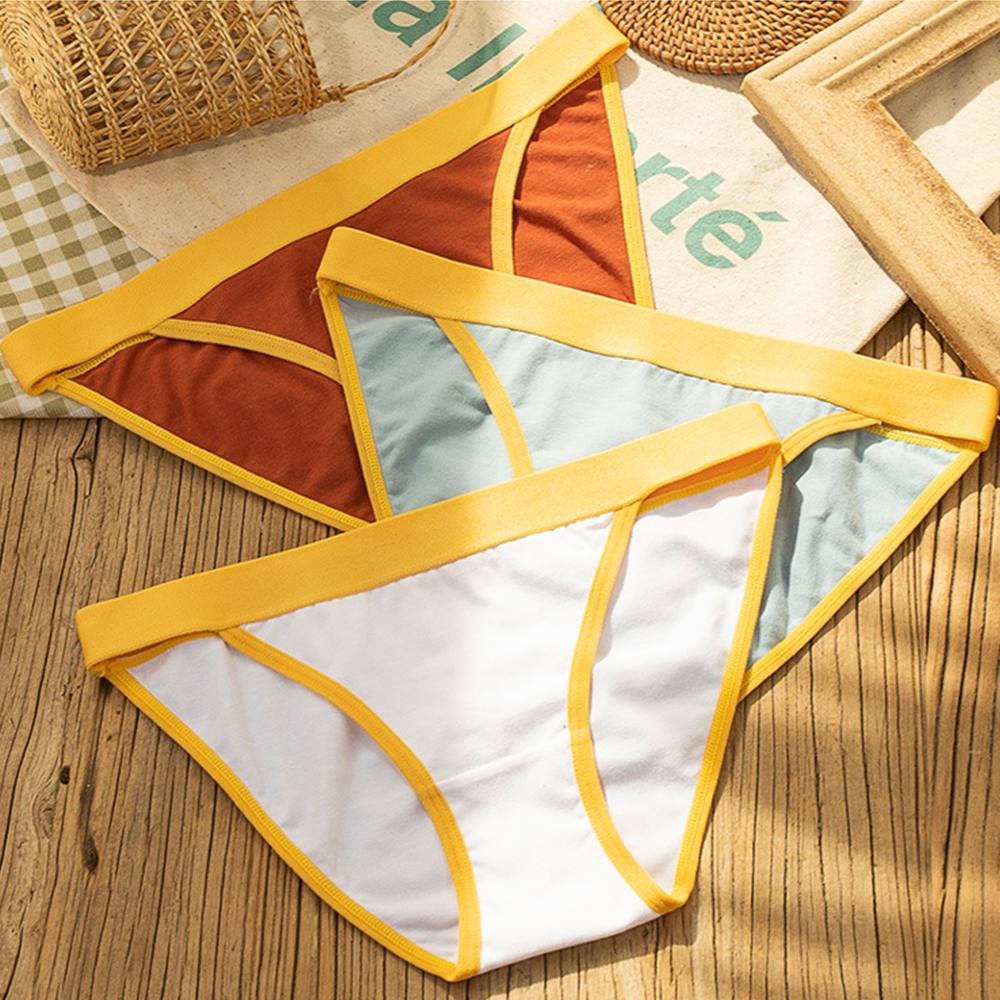 OCEANMAP Quần Lót Cotton Thoáng Khí Kháng Khuẩn Thoải Mái Cho Nữ