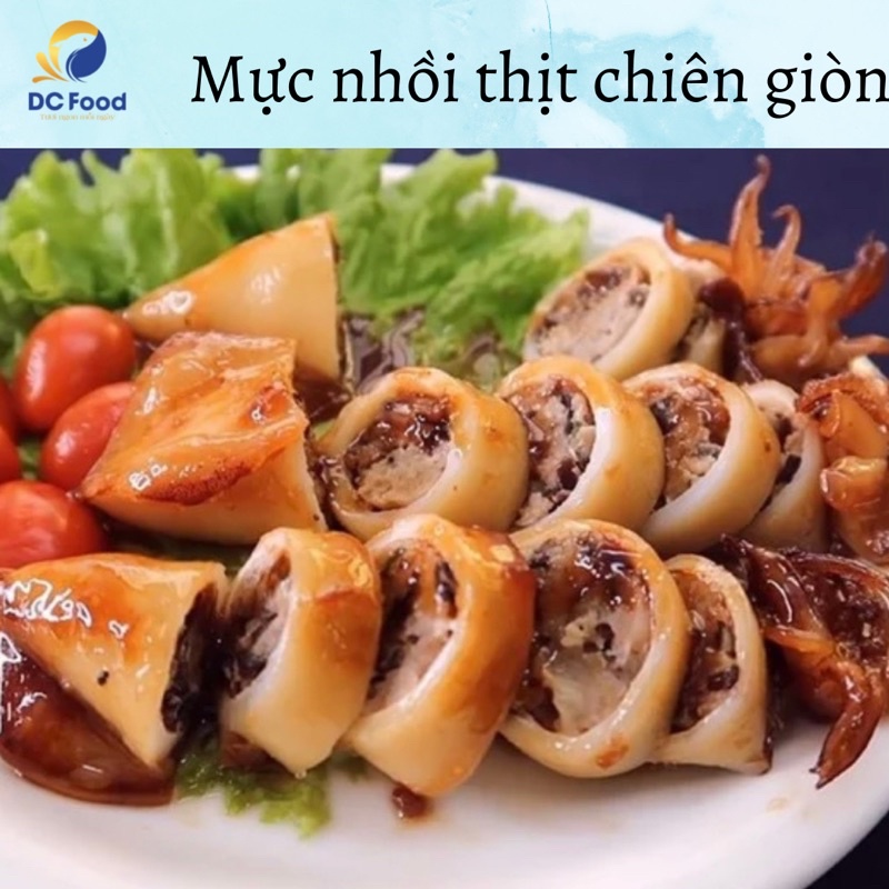 Mực Ống 38-40con/kg, vỉ 500g. Hàng tươi sống được cấp đông -18 độ.