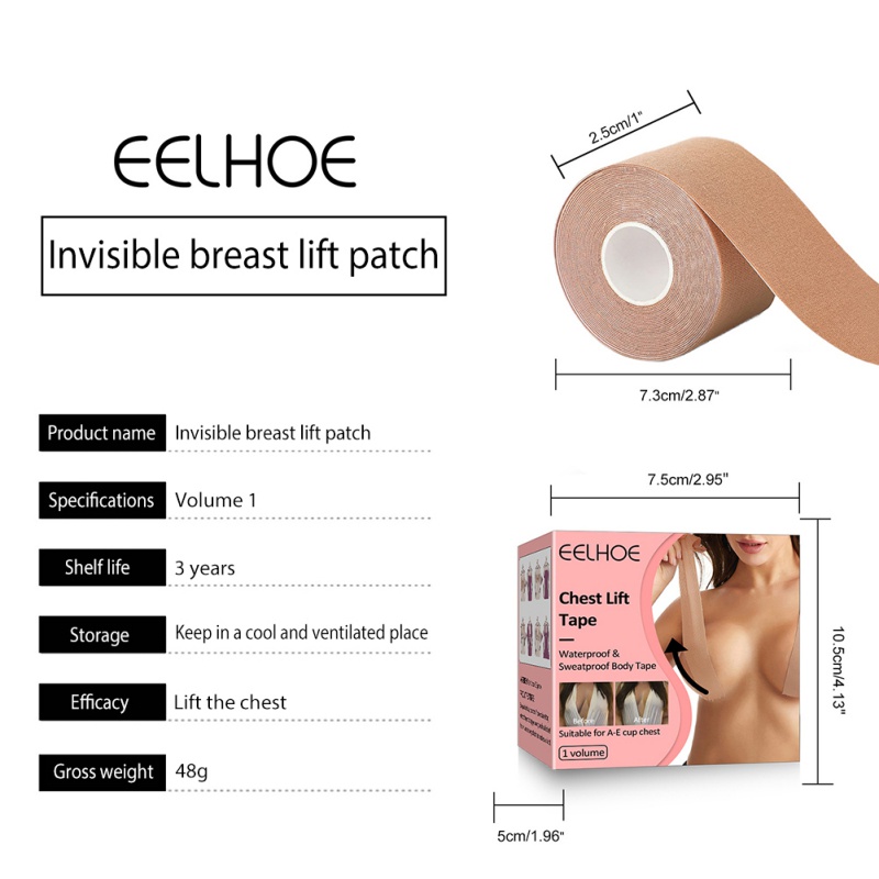 Băng Dán Nâng Ngực Vô Hình Chống Nước Chống Mồ Hôi