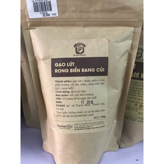 Gạo lứt rong biển rang củi ăn liền (gói)