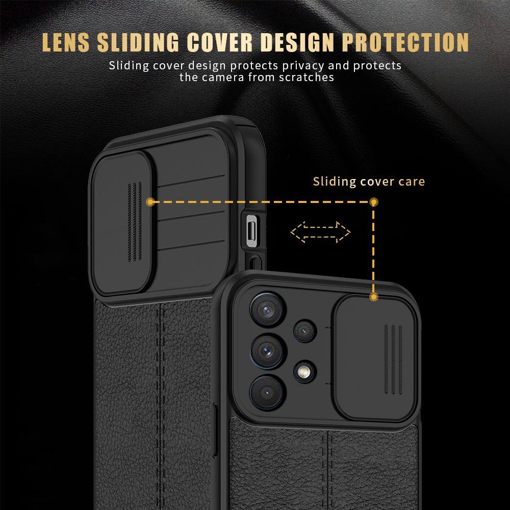 Ốp Điện Thoại Mềm Chống Sốc Có Nắp Trượt Bảo Vệ Camera Cho Samsung Galaxy S21