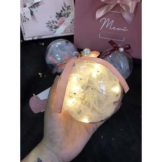 [Gift box] Quả cầu quà tặng đèn bling
