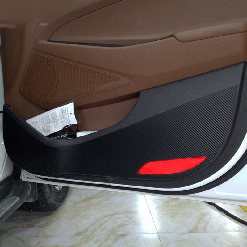 Bộ 4 Đề Can Dán Bên Trong Cửa Xe Hơi Hyundai Tucson 2015 Chống Đá