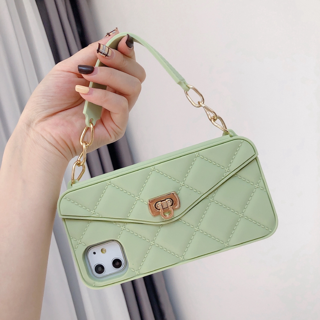 Ốp điện thoại hình túi xách nhám nhiều mẫu cho iPhone 6 6s 7 8 PLUS X Xs XR Xsmax 11