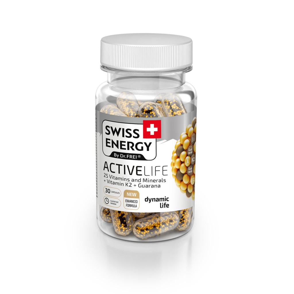 Viên Nang Vitamin Tổng Hợp Bổ Sung Năng Lượng - Swiss Energy Activelife - Lọ 30 viên [HÀNG NHẬP THỤY SĨ] | BigBuy360 - bigbuy360.vn