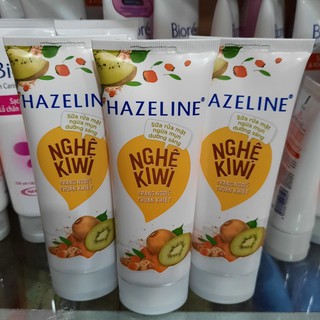 Sữa Rửa Mặt Sáng Da Hazeline Kiwi Nghệ 100g