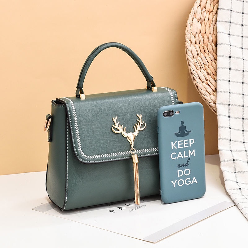 Túi Da Mềm Đeo Chéo Phong Cách Hàn Quốc Thời Trang Cho Nữ