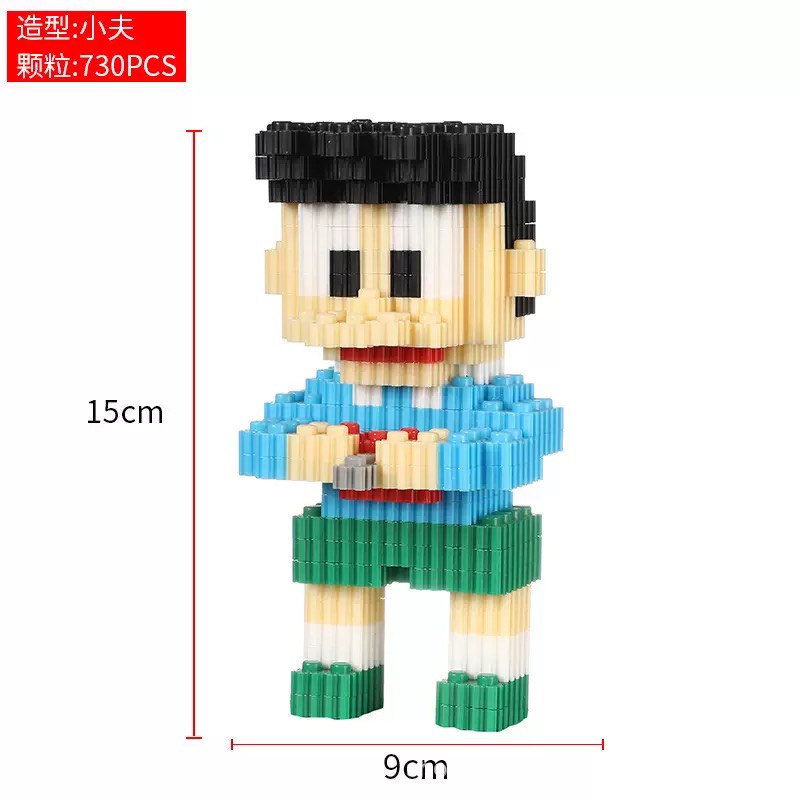 COMBO Bộ Lego Hoạt Hình Doraemon, đủ bộ Nobita XuKa Xeko Chaien MiMi 500psc, Đủ Bộ Sưu Tập Đồ Chơi Lego Thông Minh