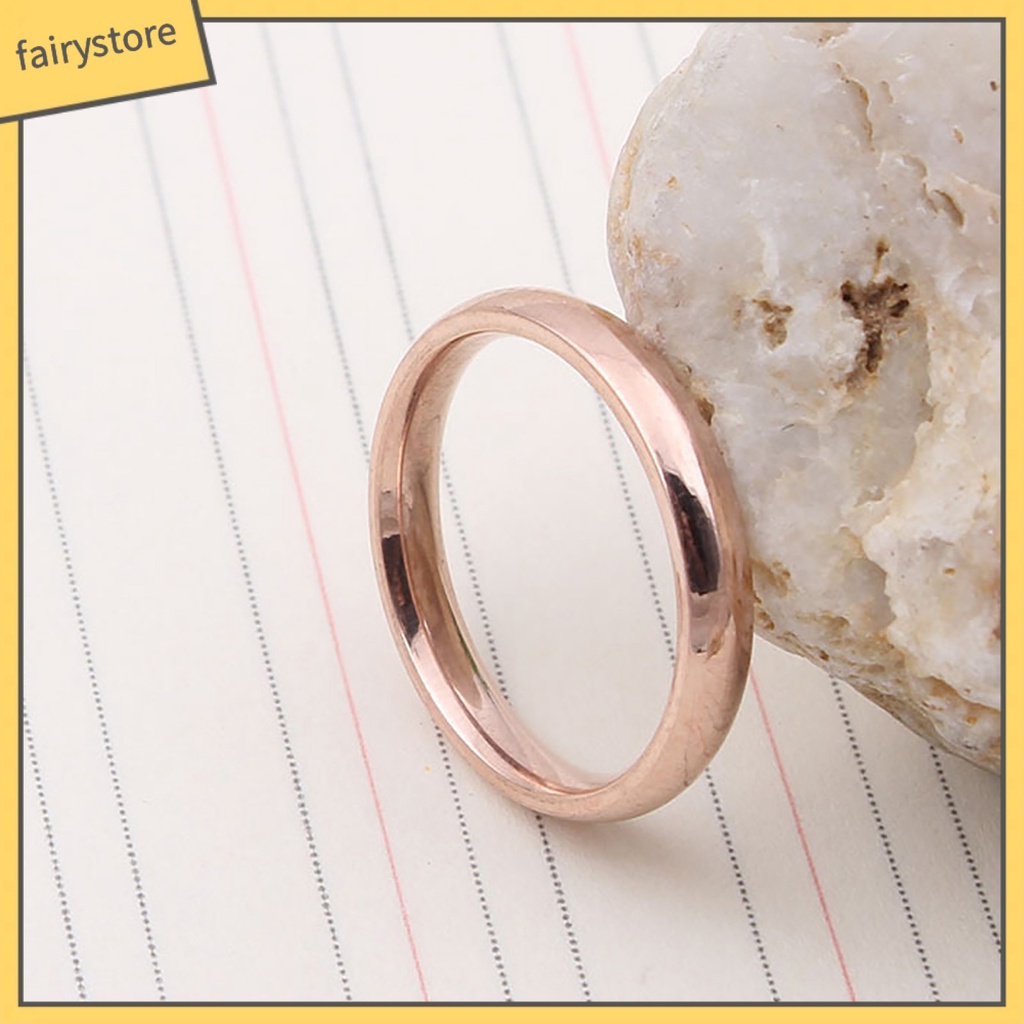 Nhẫn Đeo Tay Kim Loại Đơn Giản Thời Trang Unisex