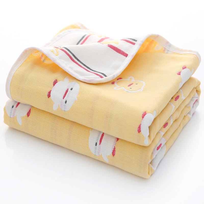 Khăn tắm sợi tre Lee Lee Kid 4 lớp bo viền hàng cao cấp chăn đắp hè thu khăn quấn sơ sinh cho bé