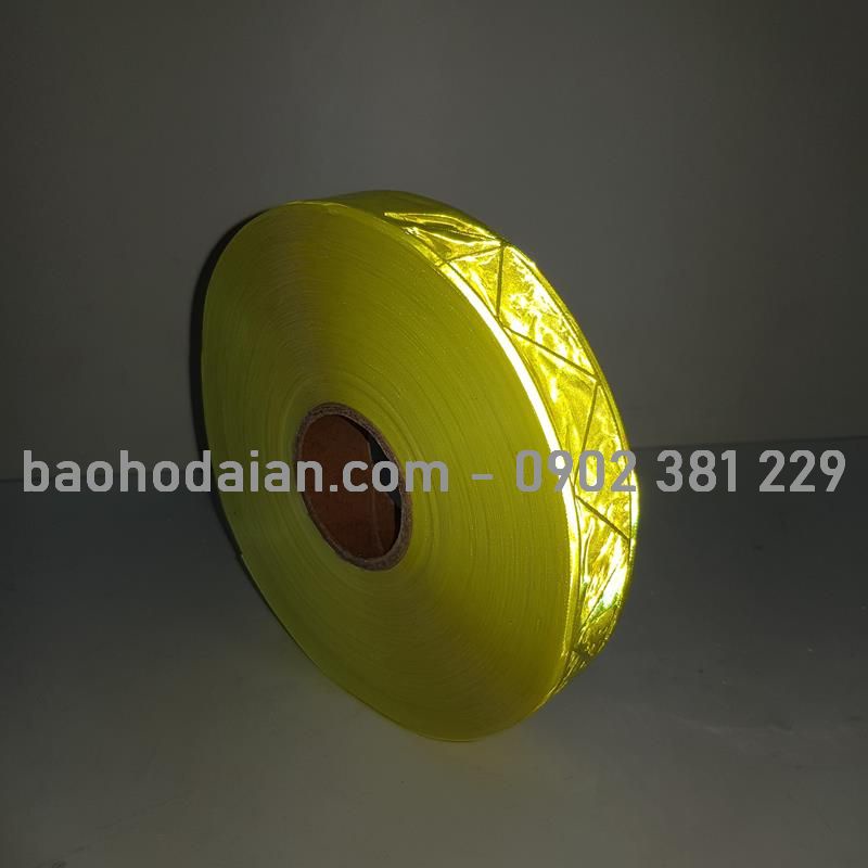 Cuộn dây phản quang nhựa W bản 2,5cm*50m