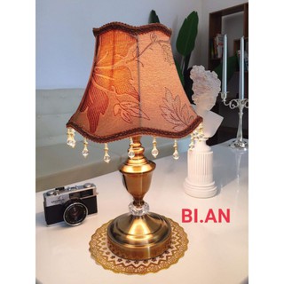 Đèn Ngủ Để Bàn Cao Cấp Phong Cách Cổ Điển Sang Trọng [HÌNH ẢNH THẬT] Có tăng giảm Ánh sáng