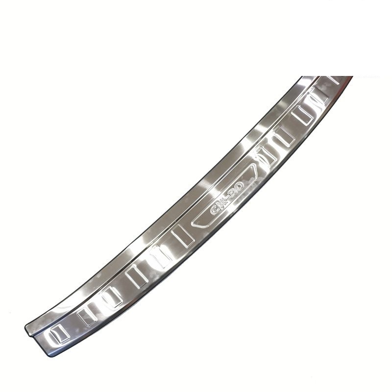 Ốp chống trầy cốp trong, ngoài xe Mazda CX-30, CX30 2021- 2022, 2023-2024 chất liệu Inox cao cấp