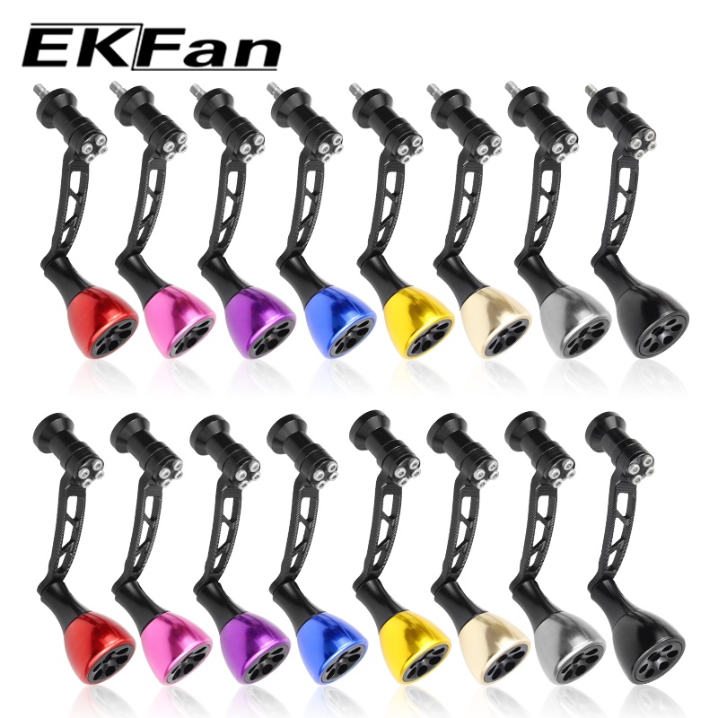 Ekfan For Daiwa Shimano Spinning Reel Fishing Spinning Reel Handle Tay cầm CNC Quy trình Núm phụ kiện tự làm Hợp kim nhôm