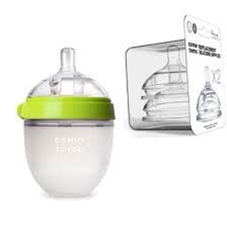 Bình Sữa Comotomo 150ml /250 ml, Núm Silicon Siêu Mềm Cho Bé