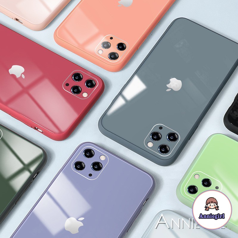 Ốp điện thoại mặt kính chống sốc Iphone 12 11 Pro Max X Xs Max Xr 8 7 Plus | BigBuy360 - bigbuy360.vn