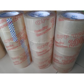 Băng keo trong khổ 48mm 100yard, 200yard (bán lẻ từng cuộn)