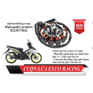 CUỘN LỬA ZIN ( ĐỘ MẠNH) EX135 EX150 WINNER150 SONIC150 ATE