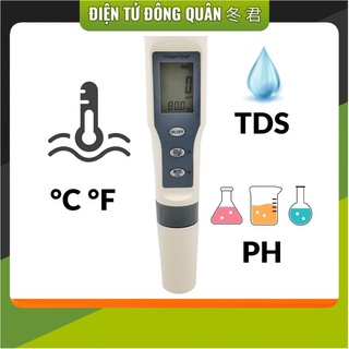 Dụng cụ đo ph, chất lượng nước tds, nhiệt độ 3 trong 1