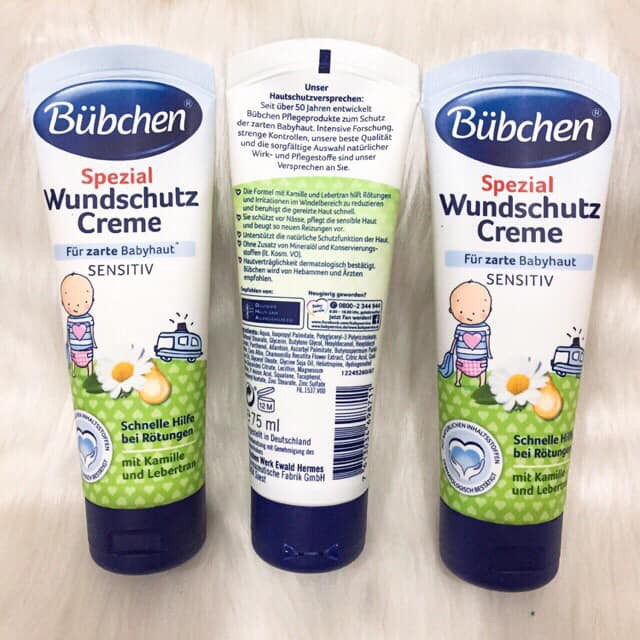 Kem chống và trị hăm Bubchen Đức 75ml