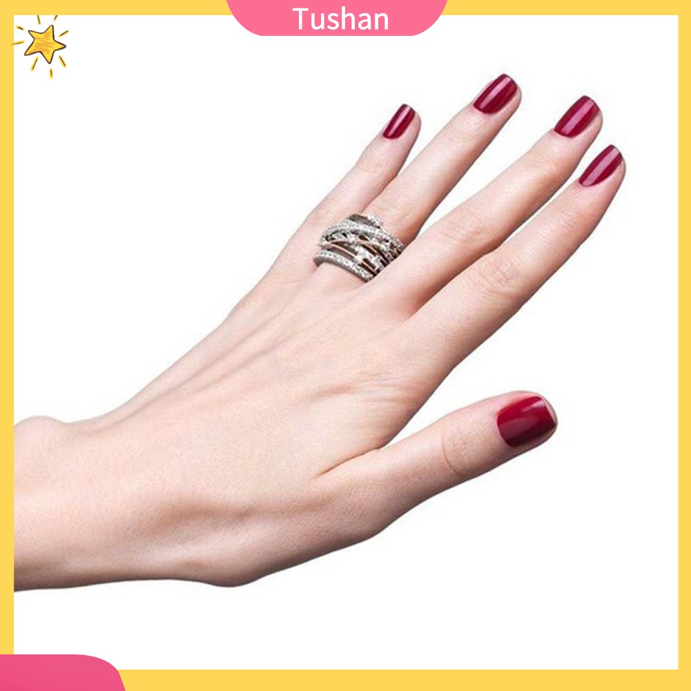 Nhẫn Đính Đá Sang Trọng Cho Nữ