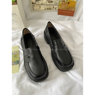 Giày Loafer phong cách Ulzzangs màu đen nâu FULL HỘP  1324