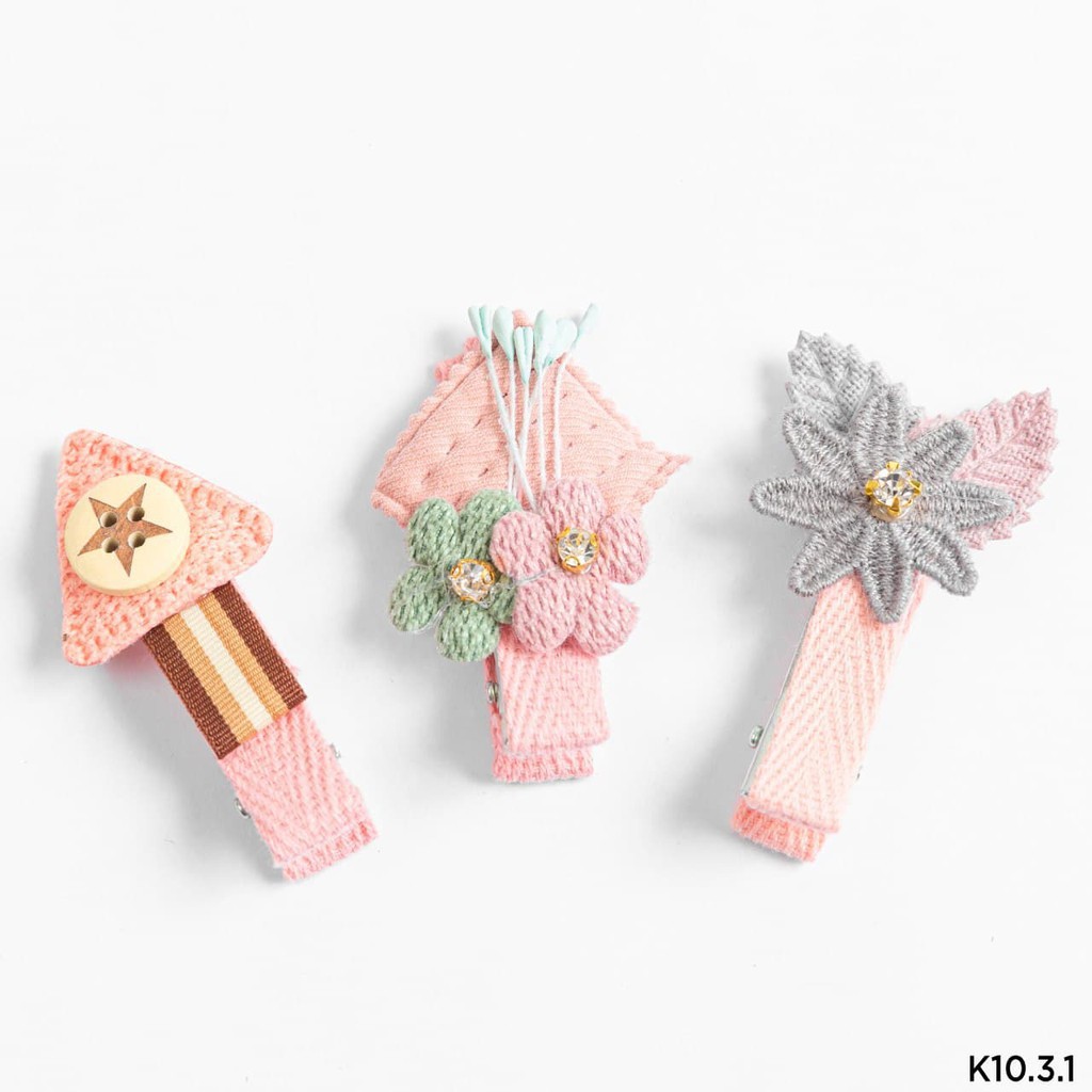 V3 BELLO LAND_Set 3 kẹp tóc cho bé siêu xinh Bello land 6