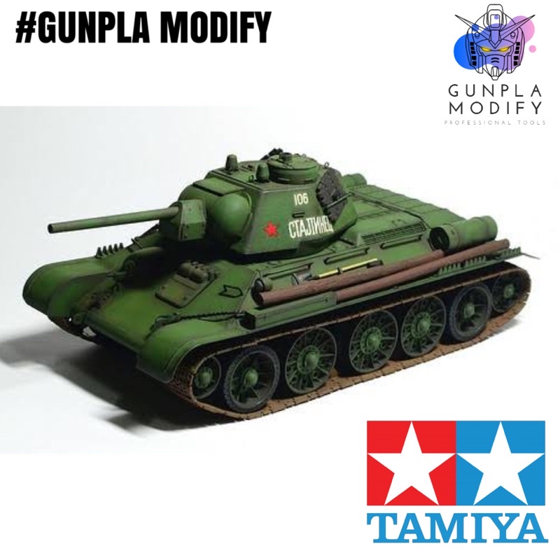 TAMIYA 35059 1 / 35 Lắp Ráp Mô Hình Xe Tăng T34 / 76 Năm 1943 Nga