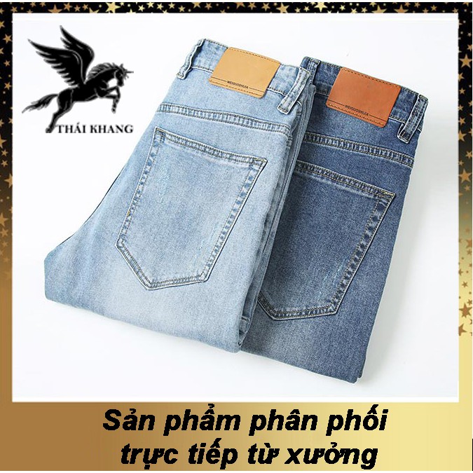 quần jean nam trung niên co giãn lưng cao cấp form đẹp chuẩn xuất khẩu
