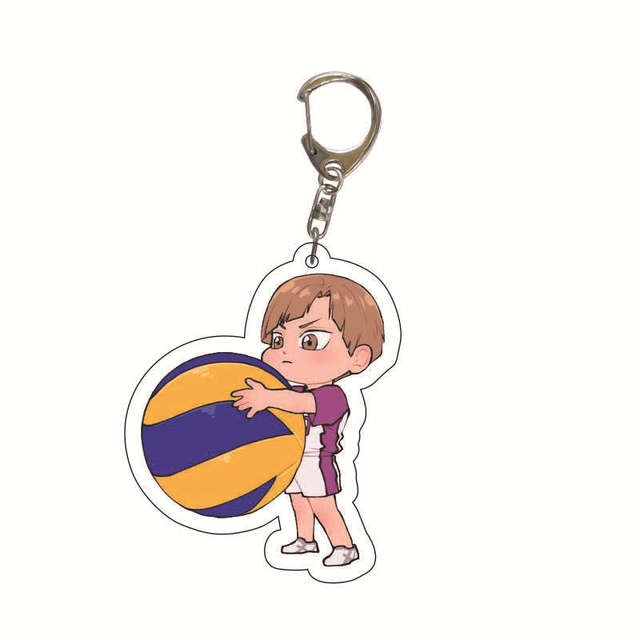 Móc Khoá chibi Haikyuu Móc Khoá anime khoá bằng arcrylic kích thước 6cmx6cm