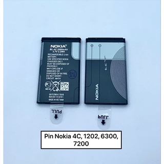 Pin nokia 4c,1202, 6300, 7200