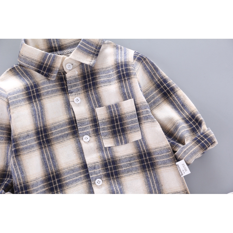 Hàng Mới Về Áo Sơ Mi cotton Kẻ Sọc Phong Cách Hàn Quốc Cho Bé Trai, Hàng Mới Về Năm 2021.