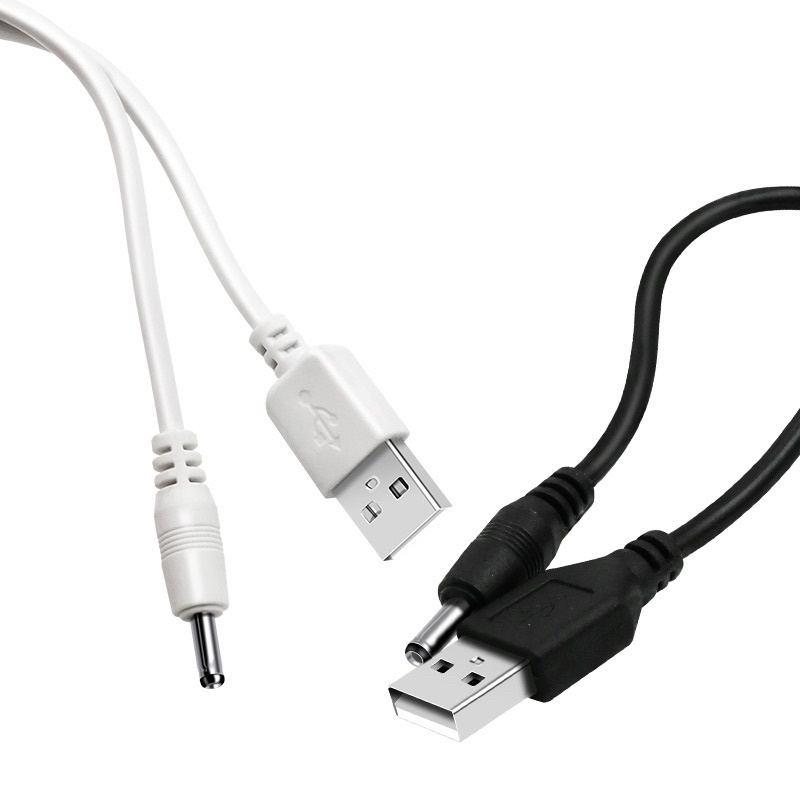 Dây cáp sạc Micro USB 3.5 mm DC3.5*1.5mm dài 80cm DC5.5*2.1mm dài 100cm đầu tròn thông dụng cho loa, đèn pin máy sassage
