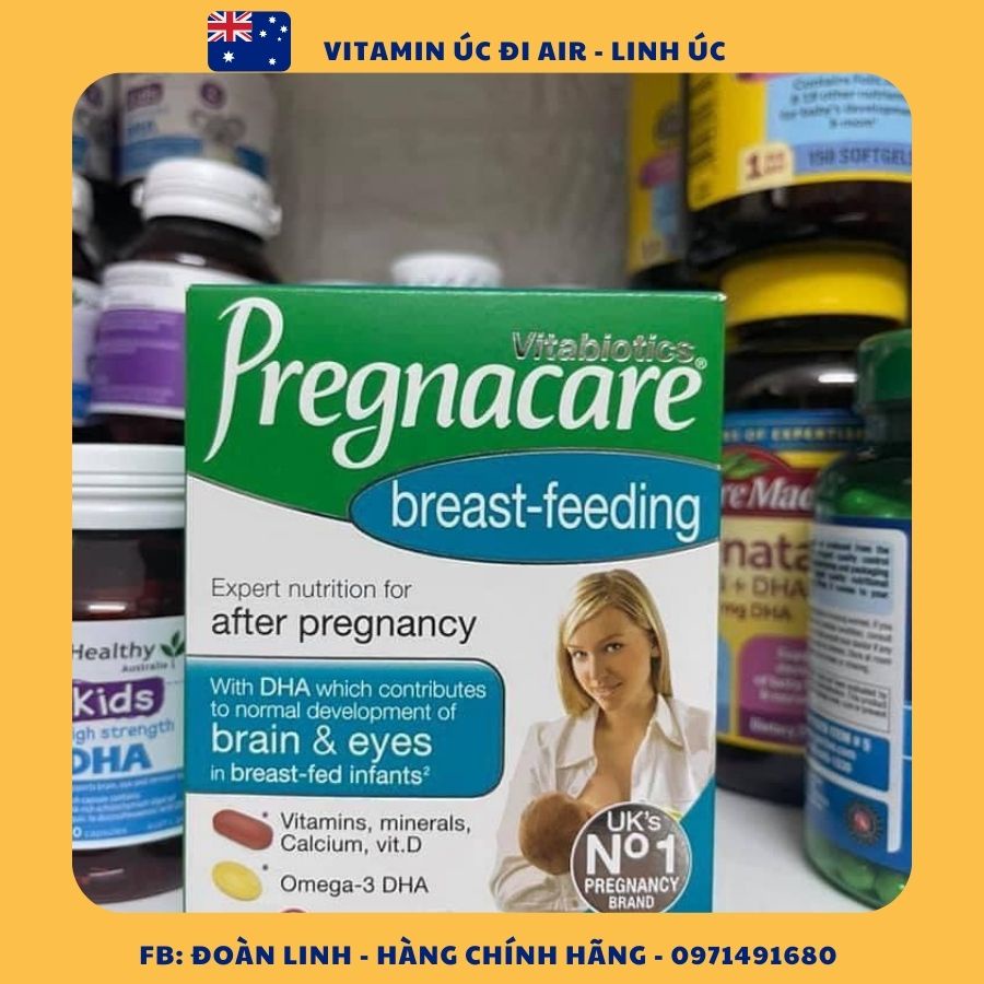 Vitamin tổng hợp Pregnacare Breastfeeding, Anh (84 viên) giúp lợi sữa và tăng cường đề kháng cho mẹ cho con bú sau sinh