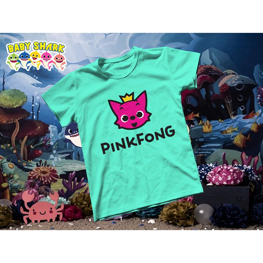 Áo thun Cotton Unisex - Movie - Baby Shark - Pinkfong