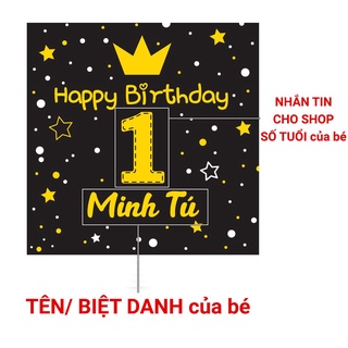 Set bóng trang trí kèm baner