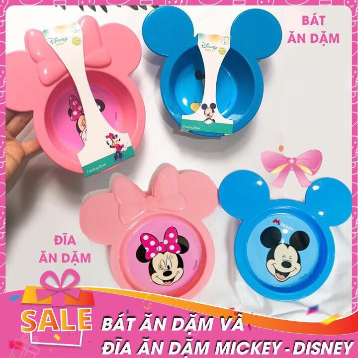 Bát/Đĩa Ăn Dặm Disney (Mickey) DN80439- DN80438