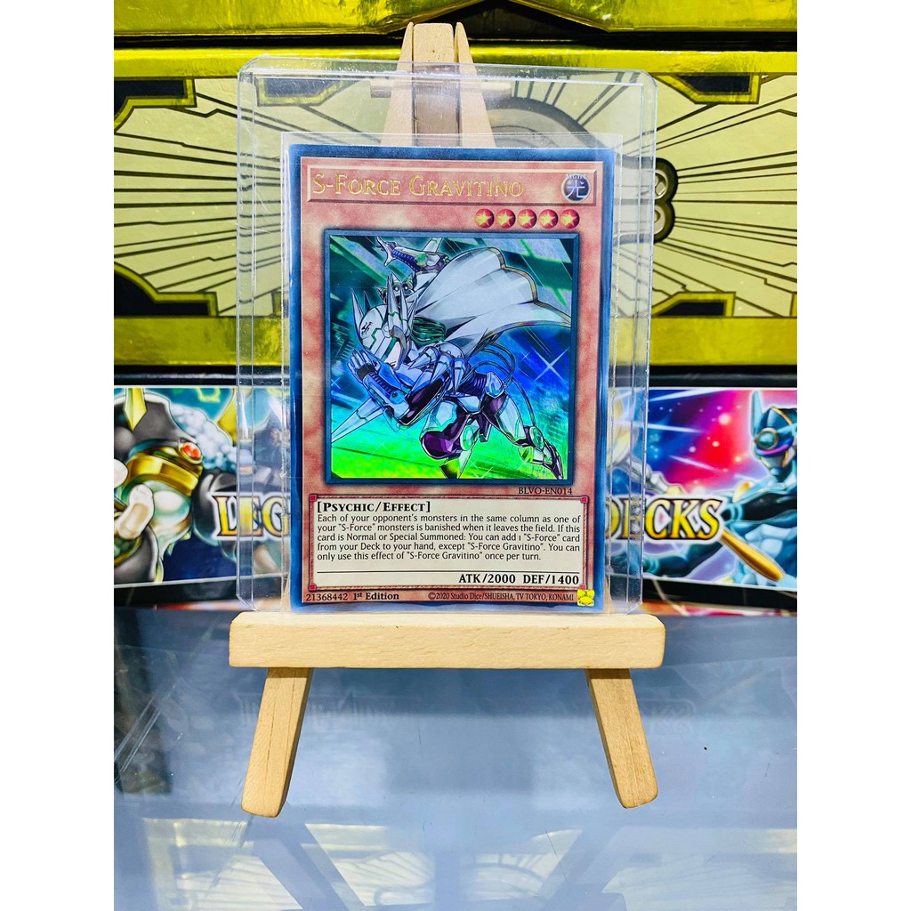 [ Dưa Hấu Yugioh ] Lá bài thẻ bài S-Force Gravitino - Ultra Rare - Tặng bọc bài nhựa bảo quản