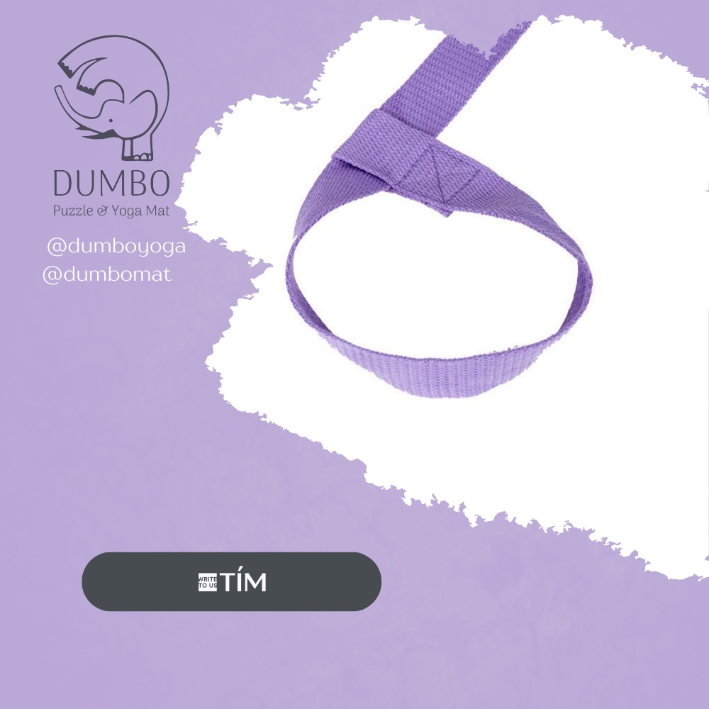 Dây Đeo Thảm Tập Yoga DUMBO MAT Bằng Cotton đa năng