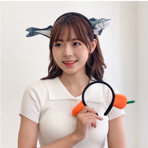 Haimeikang Phim hoạt hình hàn quốc cà rốt hài hước băng đô dễ thương phụ kiện thời trang tóc nữ