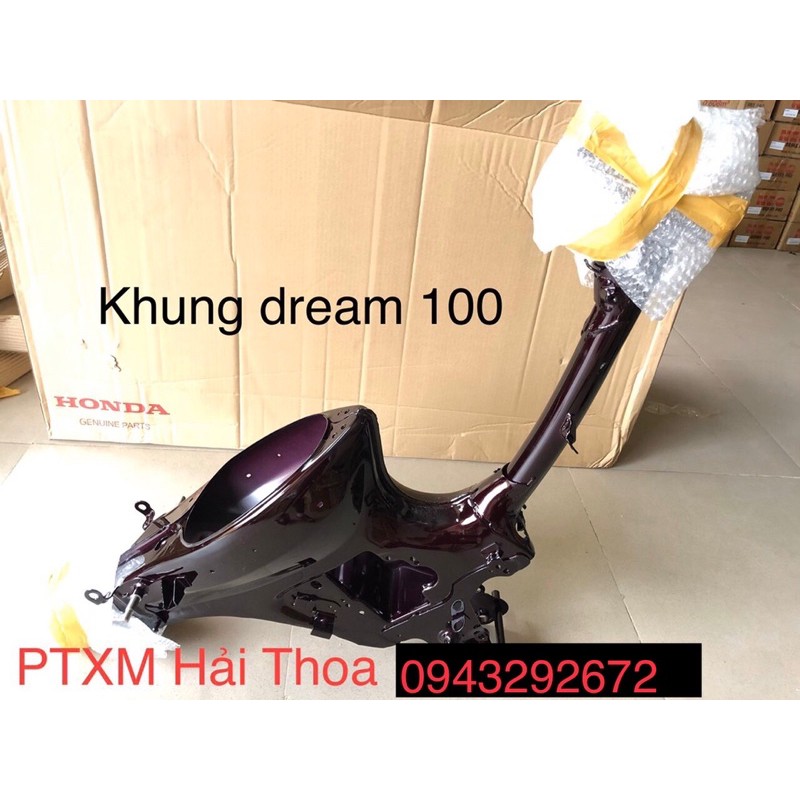Khung xe Dream 100 honda Việt - Thái Lan
